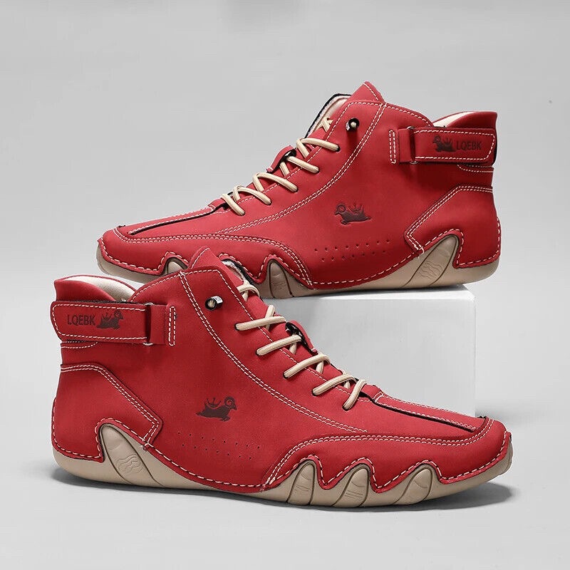 Men'S Shoes Hey Dude - Leather Casual Shoes Sneakers for Men