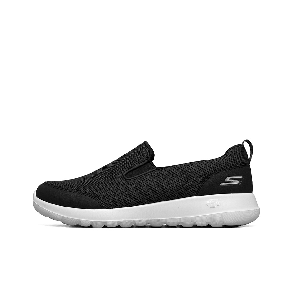 Men'S Shoes Black And White - Skechers GO WALK Ma Mesh, Textile