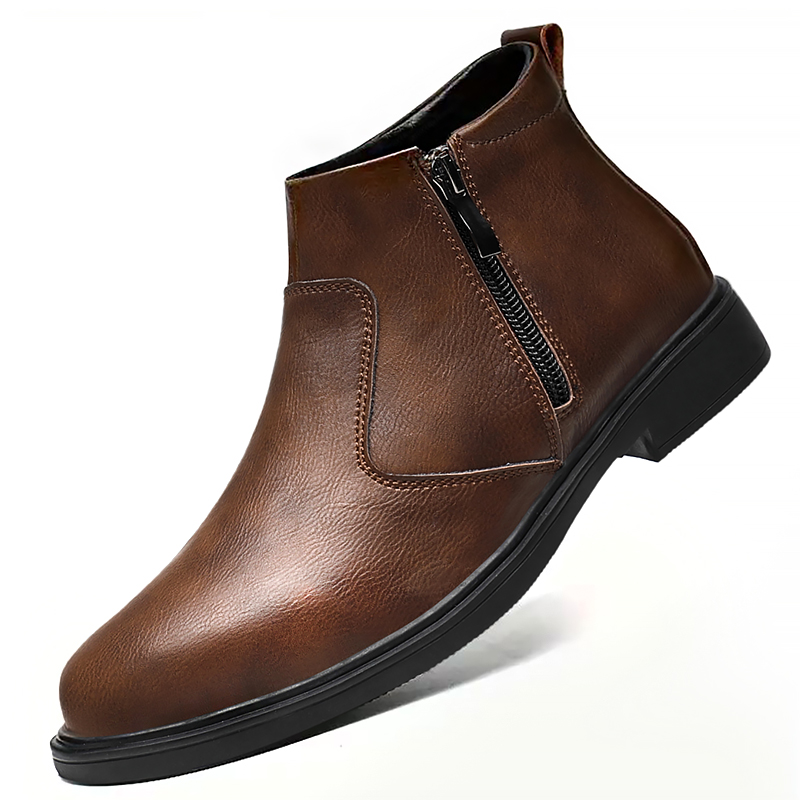 Men'S Shoes Hey Dude - Autumn and Winter New High-Top Leather