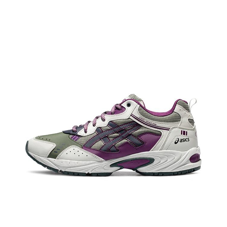 Men'S Shoes Green And White - ASICS Gel 100 Running Shoes Unisex