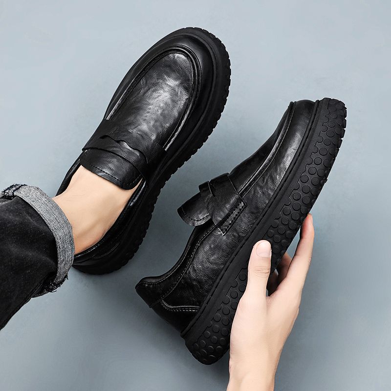2026 New Men's Loafers Soft Le - Men'S Shoes Business Casual ulasan dan harga