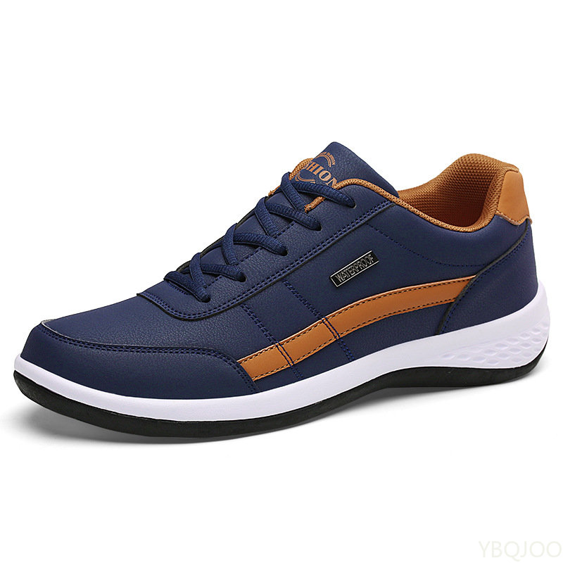 Shoes Leather Men Sneakers Tre - Men Shoes Vans ulasan dan harga