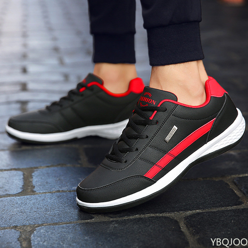 Shoes Leather Men Sneakers Tre - Men Shoes Vans ulasan dan harga