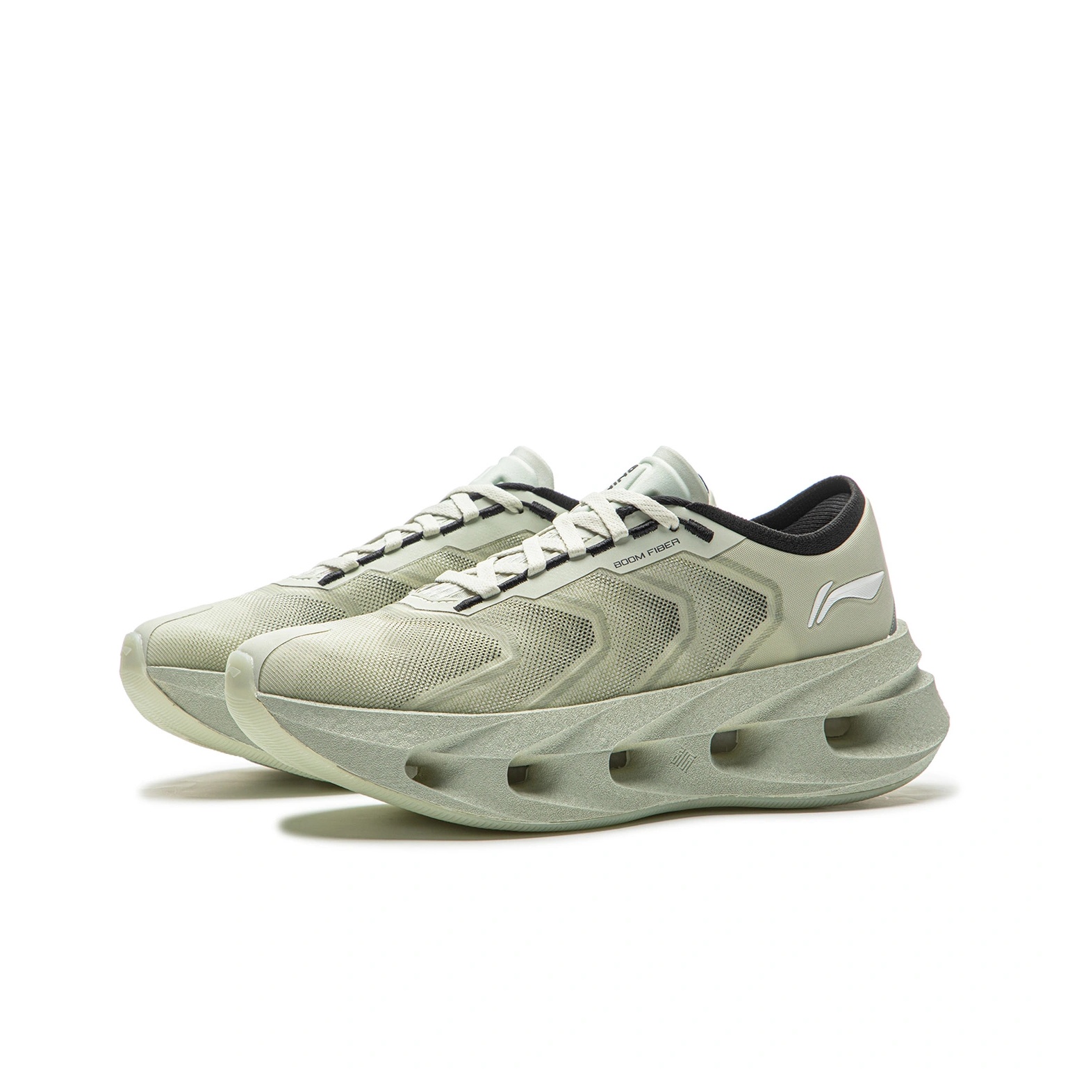 Li Ning Arc PRO Running Shoes  - Men'S Shoes Green And White ulasan dan harga