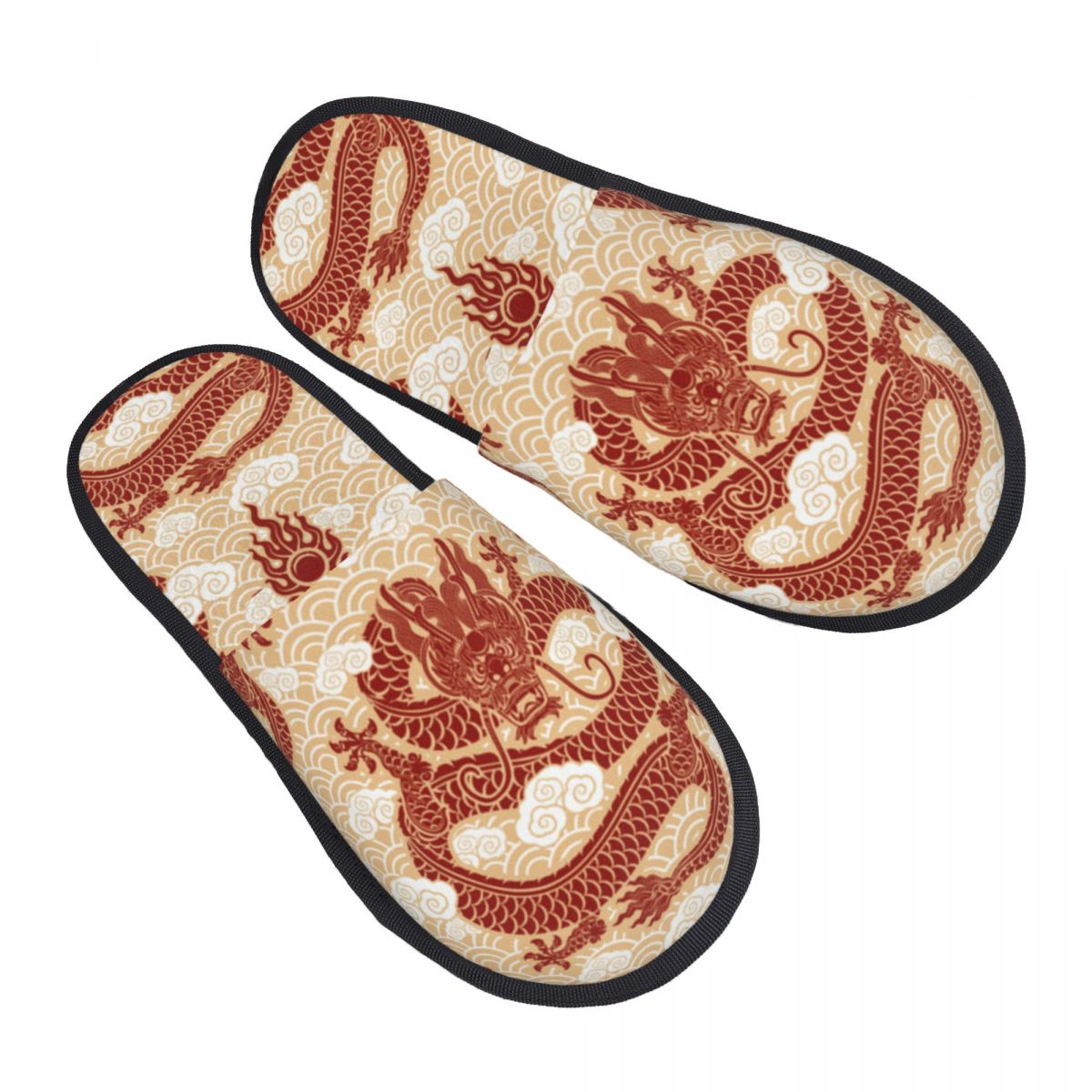 Dragon Illustration Slipper Fo - Men Shoes Illustration ulasan dan harga