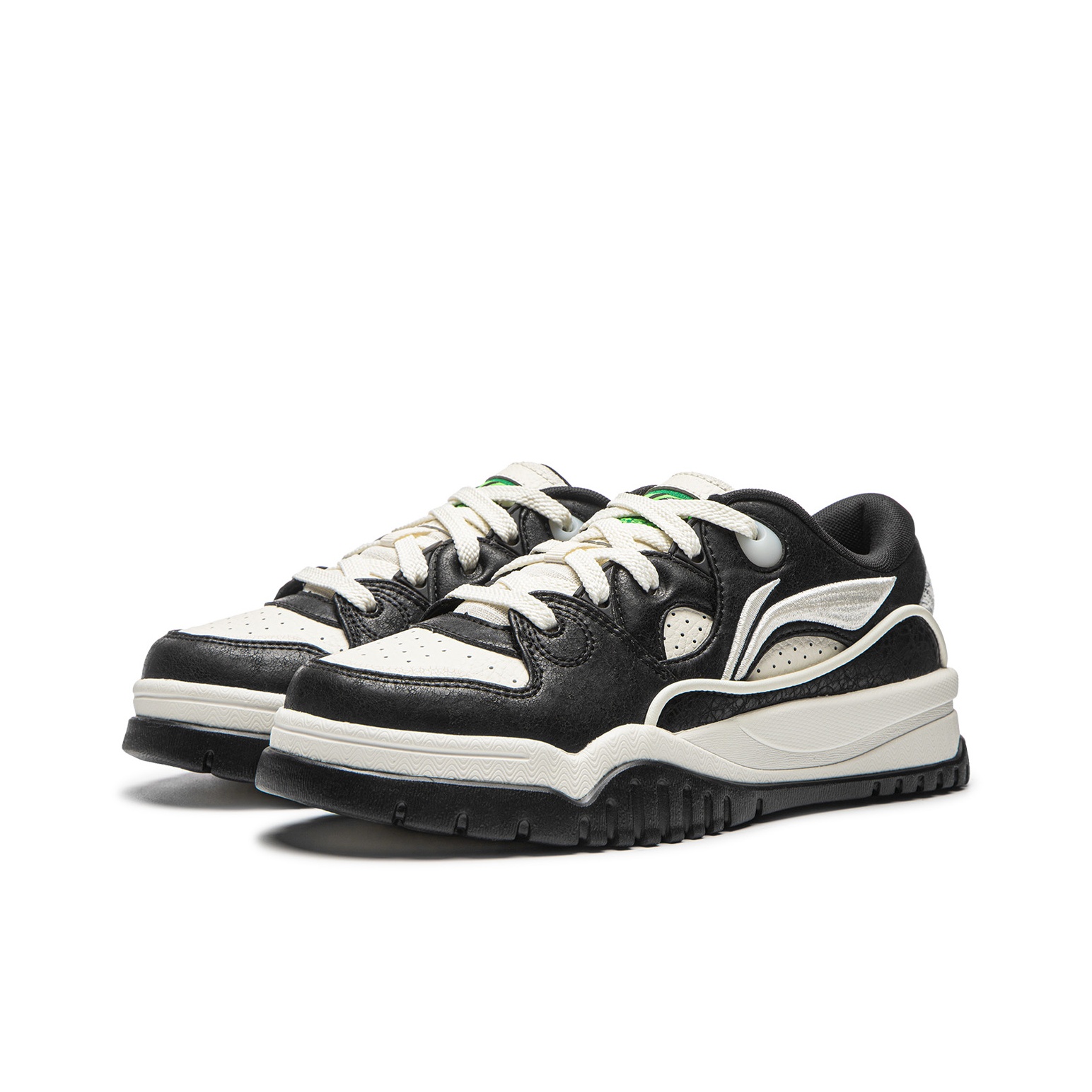 Li Ning Trendy Leap Height Inc - Men'S Shoes Black And White ulasan dan harga