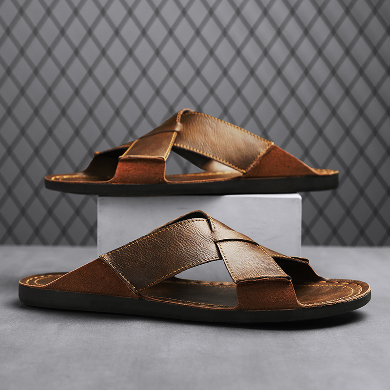 Fashion Genuine Leather Men Sl - Men'S Shoes Hey Dude ulasan dan harga