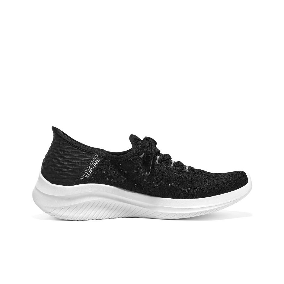 Skechers Slip Ins Walking Shoe - Men'S Shoes Black And White ulasan dan harga