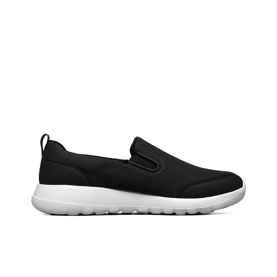 Skechers GO WALK Ma Mesh, Text - Men'S Shoes Black And White ulasan dan harga