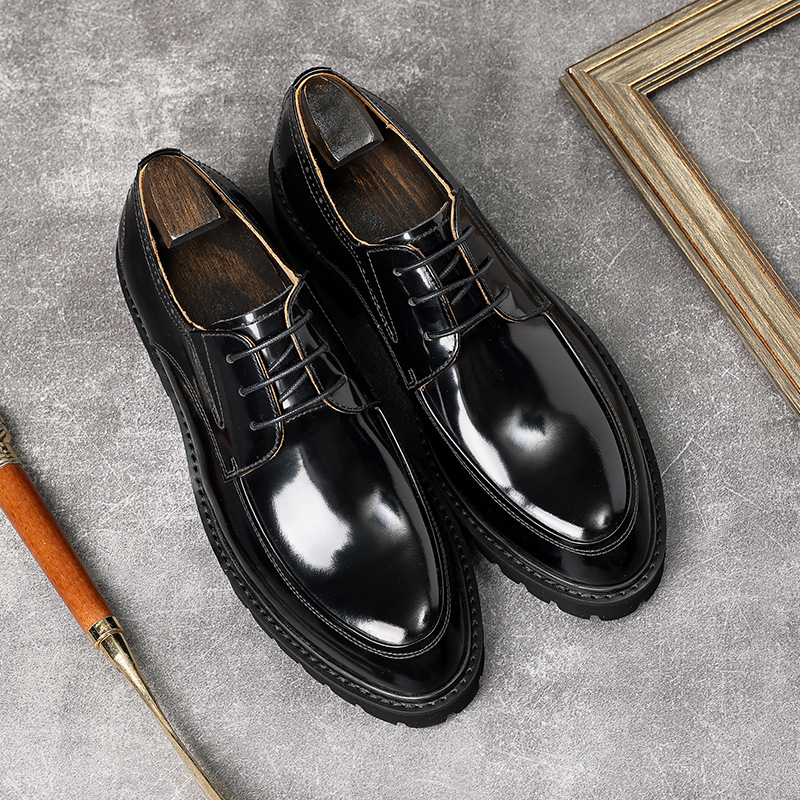 Genuine Full Leather Men's For - Men'S Shoes Business Casual ulasan dan harga