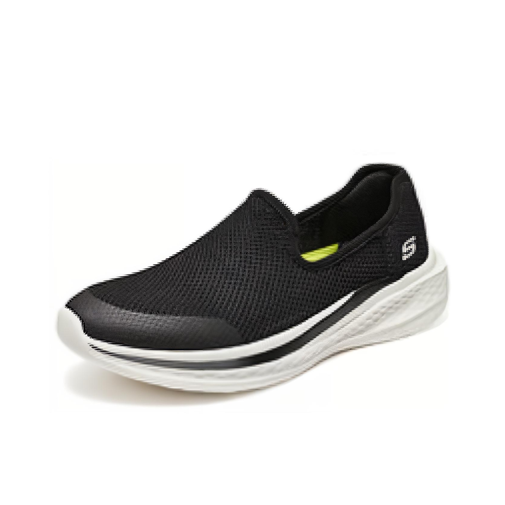 Skechers SLADE Low top Casual  - Men'S Shoes Black And White ulasan dan harga