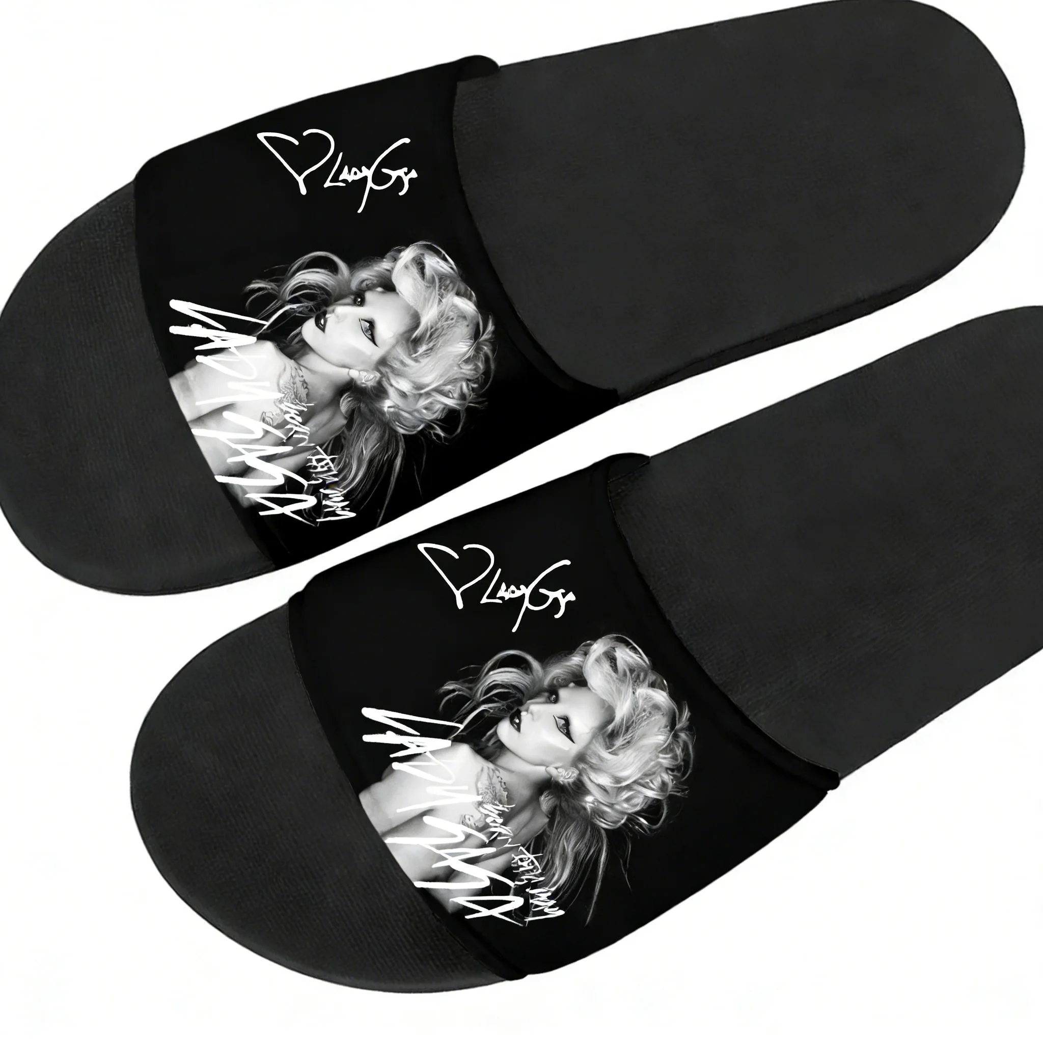 Lady Gaga Slippers Home Water  - Men'S Shoes Quality ulasan dan harga