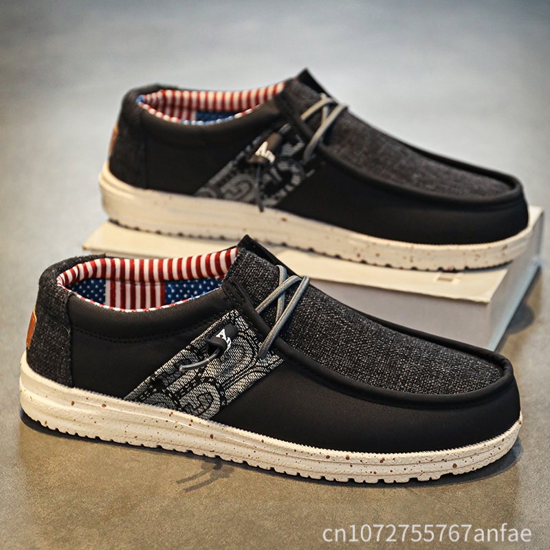 Hot Sale Blue/Black Men Loafer - Men Shoes Sale ulasan dan harga