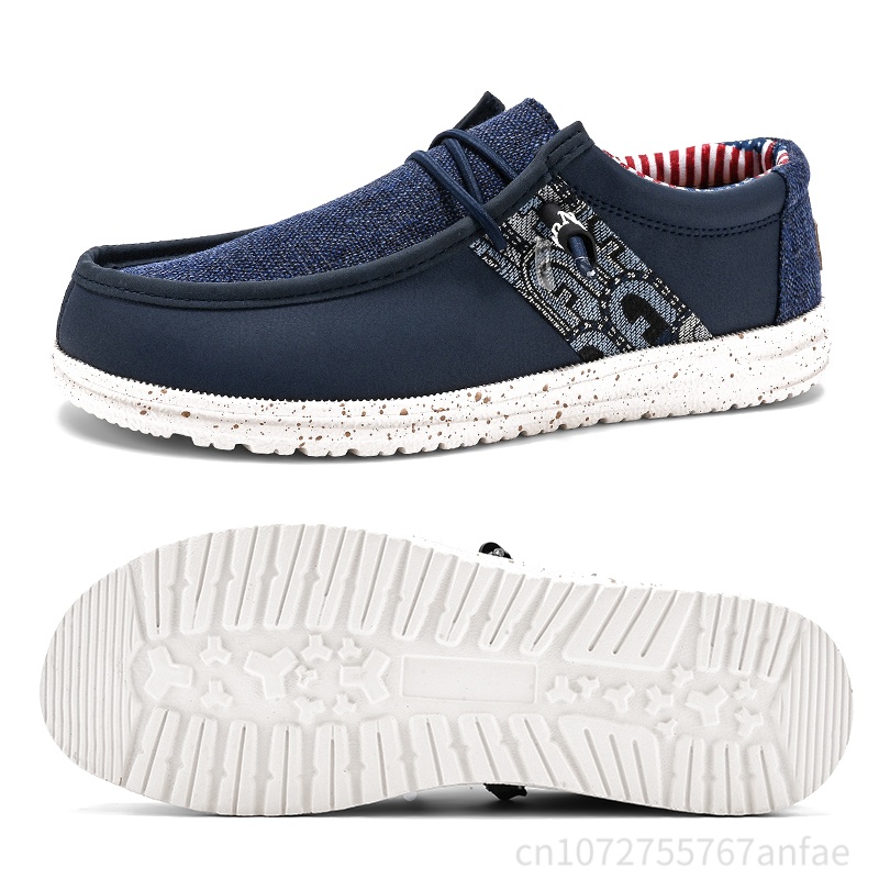 Hot Sale Blue/Black Men Loafer - Men Shoes Sale ulasan dan harga
