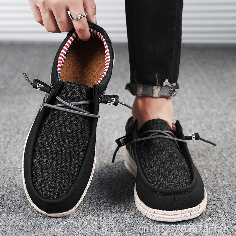 Hot Sale Blue/Black Men Loafer - Men Shoes Sale ulasan dan harga