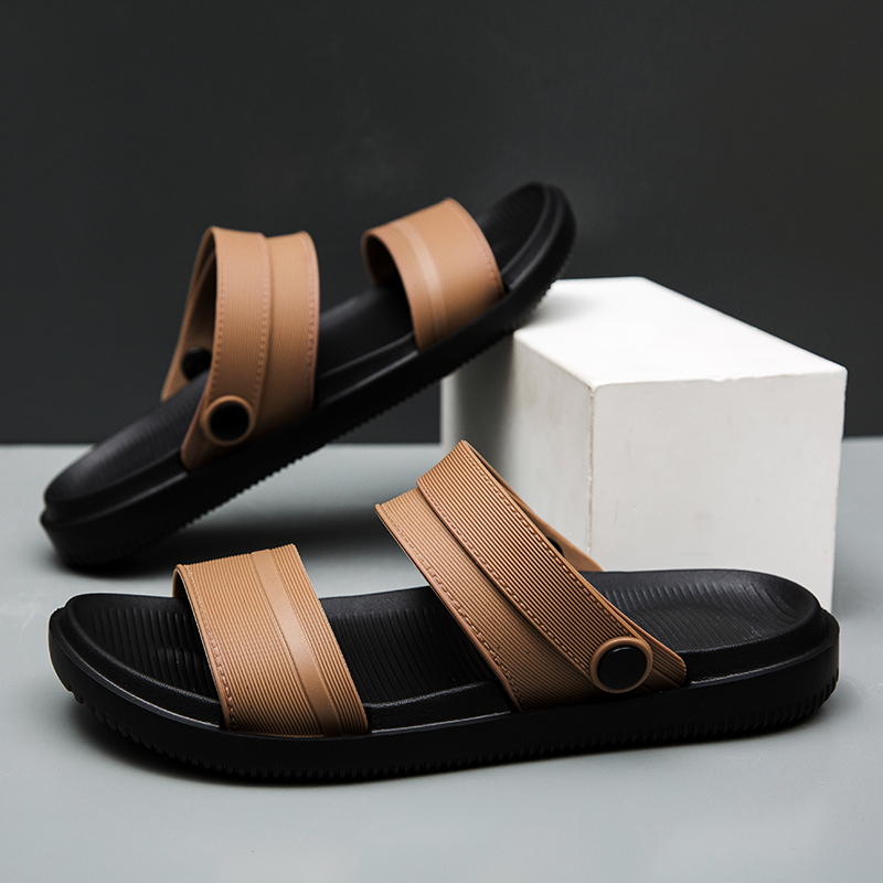 Summer Men's Slippers Flat Bot - Sandal Sport Outdoor ulasan dan harga