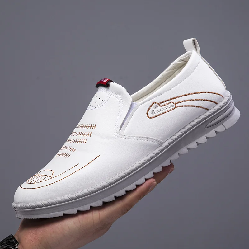Men's Leather Shoes Casual Sho - Men'S Shoes Hey Dude ulasan dan harga