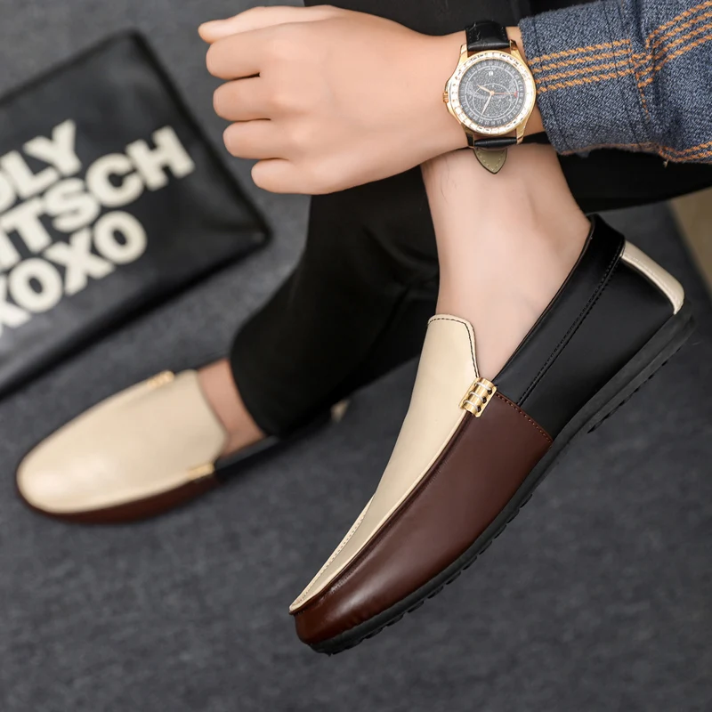 Fashion Leather Loafers For Me - Men'S Shoes Hey Dude ulasan dan harga