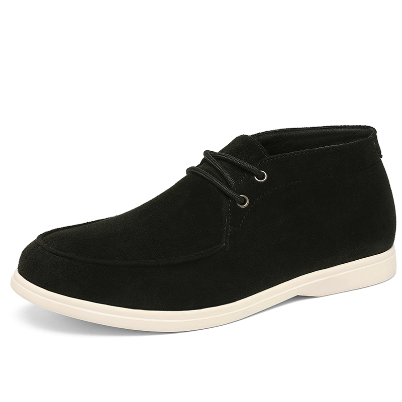 Classic British Style Suede Le - Men'S Shoes No Laces ulasan dan harga