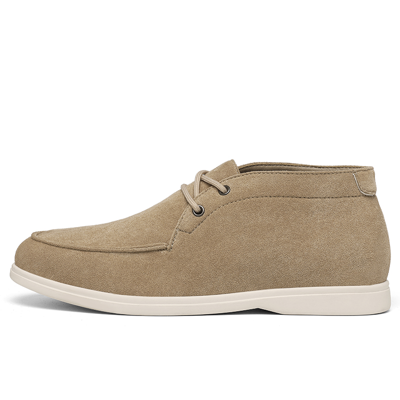Classic British Style Suede Le - Men'S Shoes No Laces ulasan dan harga