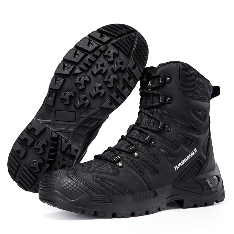 Men's Outdoor Hiking Tactical  - Men'S Shoes No Laces ulasan dan harga
