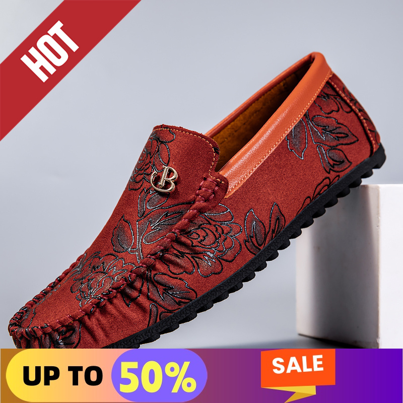 Leisure Leather Loafers Men De - Men'S Shoes Hey Dude ulasan dan harga