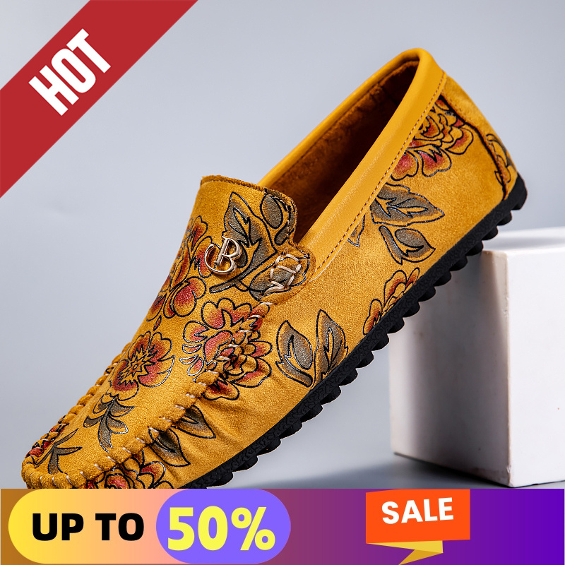 Leisure Leather Loafers Men De - Men'S Shoes Hey Dude ulasan dan harga