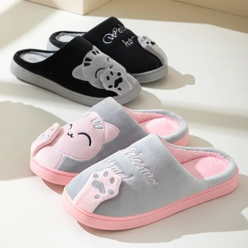 Home Fluffy Cat Slippers Women - Sport Slide Men ulasan dan harga