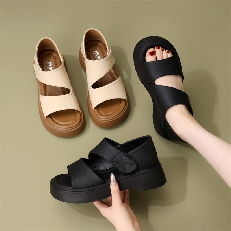 2026 Summer New Soft-Soled Ver - Velcro Strap Sandal ulasan dan harga